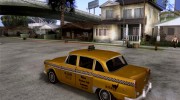 Checker Marathon Yellow CAB для GTA San Andreas миниатюра 3