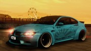 BMW M3 E92 Liberty Walk LB Performance para GTA San Andreas miniatura 3