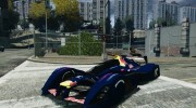 Red Bull X201 для GTA 4 миниатюра 1