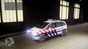Opel Zafira Police для GTA 4 миниатюра 1