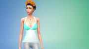 Ожерелье Gold Dust для Sims 4 миниатюра 3