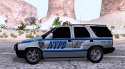 NYPD Chevrolet Chevvy Blazer для GTA San Andreas миниатюра 2