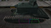 Контурные зоны пробития ARL 44 для World Of Tanks миниатюра 2