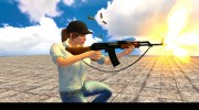 AK-47 с ремешком для GTA San Andreas миниатюра 7