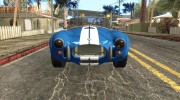 Shelby Cobra 427 (1967) для GTA San Andreas миниатюра 2