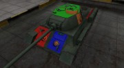 Качественный скин для T-34-1 для World Of Tanks миниатюра 1