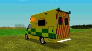 Mercedes-Benz Sprinter London Ambulance for GTA San Andreas miniature 4