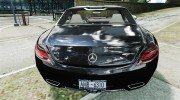 Mercedes-Benz SLS63 AMG для GTA 4 миниатюра 4