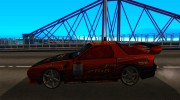 Mazda RX-7 FC for Drag para GTA San Andreas miniatura 2