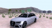 Audi RS4 Avant B8 2013 V2.0 для GTA San Andreas миниатюра 1