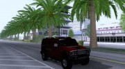 Hummer H2 Bomberos (span. Feuerwehr) для GTA San Andreas миниатюра 2