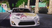 Toyota GT86 Itasha для GTA San Andreas миниатюра 1