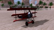 Fokker DR1 для GTA San Andreas миниатюра 5
