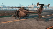AH-6J Little Bird Navy para GTA 5 miniatura 2