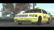 Ford Crown Victoria Яндекс Такси для GTA San Andreas миниатюра 3