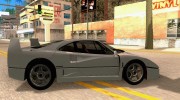 Ferrari F40 Black Revel для GTA San Andreas миниатюра 5