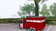 ГАЗ 33023 Пожарная para GTA San Andreas miniatura 2