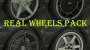 Real Wheels Pack для GTA 5 миниатюра 1