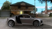Audi R8 5.2 FSI для GTA San Andreas миниатюра 5