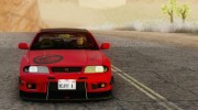 Nissan Skyline GT-R33 Fans Drift для GTA San Andreas миниатюра 3