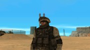 Modern army skin of United States para GTA San Andreas miniatura 6