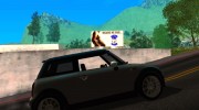 Mini Cooper Hardtop для GTA San Andreas миниатюра 5