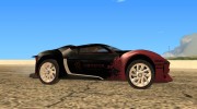 Citroen GT Gymkhana для GTA San Andreas миниатюра 4