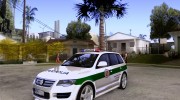 Volkswagen Touareg Policija para GTA San Andreas miniatura 1