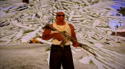 M4A1 Буран (Старая) из Warface для GTA San Andreas миниатюра 3