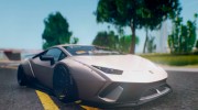 Lamborghini Huracan Performante Liberty Walk 2018 для GTA San Andreas миниатюра 2