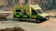 2014 British Mercedes Sprinter Ambulance para GTA 5 miniatura 5