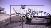 Weapon Sounds для GTA San Andreas миниатюра 1