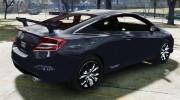 Honda Civic Si Coupe 2012 для GTA 4 миниатюра 5