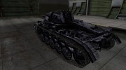 Темный скин для PzKpfw II для World Of Tanks миниатюра 3