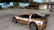 Chevrolet Corvette C6.R для GTA San Andreas миниатюра 3
