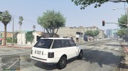 Range Rover Supercharged 2012 for GTA 5 miniature 5