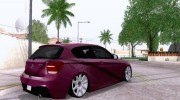 BMW M135i для GTA San Andreas миниатюра 3