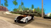 Bugatti Veyron 2001 Concept для GTA San Andreas миниатюра 1