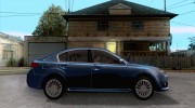 Subaru Legacy 2010 v.2 для GTA San Andreas миниатюра 5