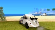 Volkswagen Beetle Herby для GTA San Andreas миниатюра 3