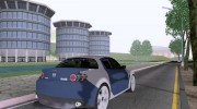 Mazda RX8 для GTA San Andreas миниатюра 3