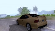 2005 Pontiac GTO (Update) для GTA San Andreas миниатюра 2