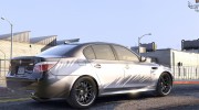 BMW M5 E60 1.0a для GTA 5 миниатюра 4