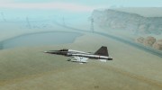 F-5A Freedom Fighter para GTA San Andreas miniatura 3