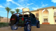 Jeep Wrangler Unlimited 2007 для GTA San Andreas миниатюра 4