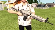 SIG-556 Patrol Rifle White для GTA San Andreas миниатюра 1