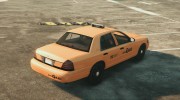 NYC Crown Victoria Taxi для GTA 5 миниатюра 4