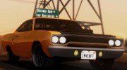 1970 Plymouth Road Runner Fast and Furious 7 Edition для GTA San Andreas миниатюра 2