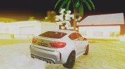 BMW X6M 2015 для GTA San Andreas миниатюра 2