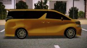 Toyota Vellfire 2.5 G 2016 для GTA San Andreas миниатюра 3